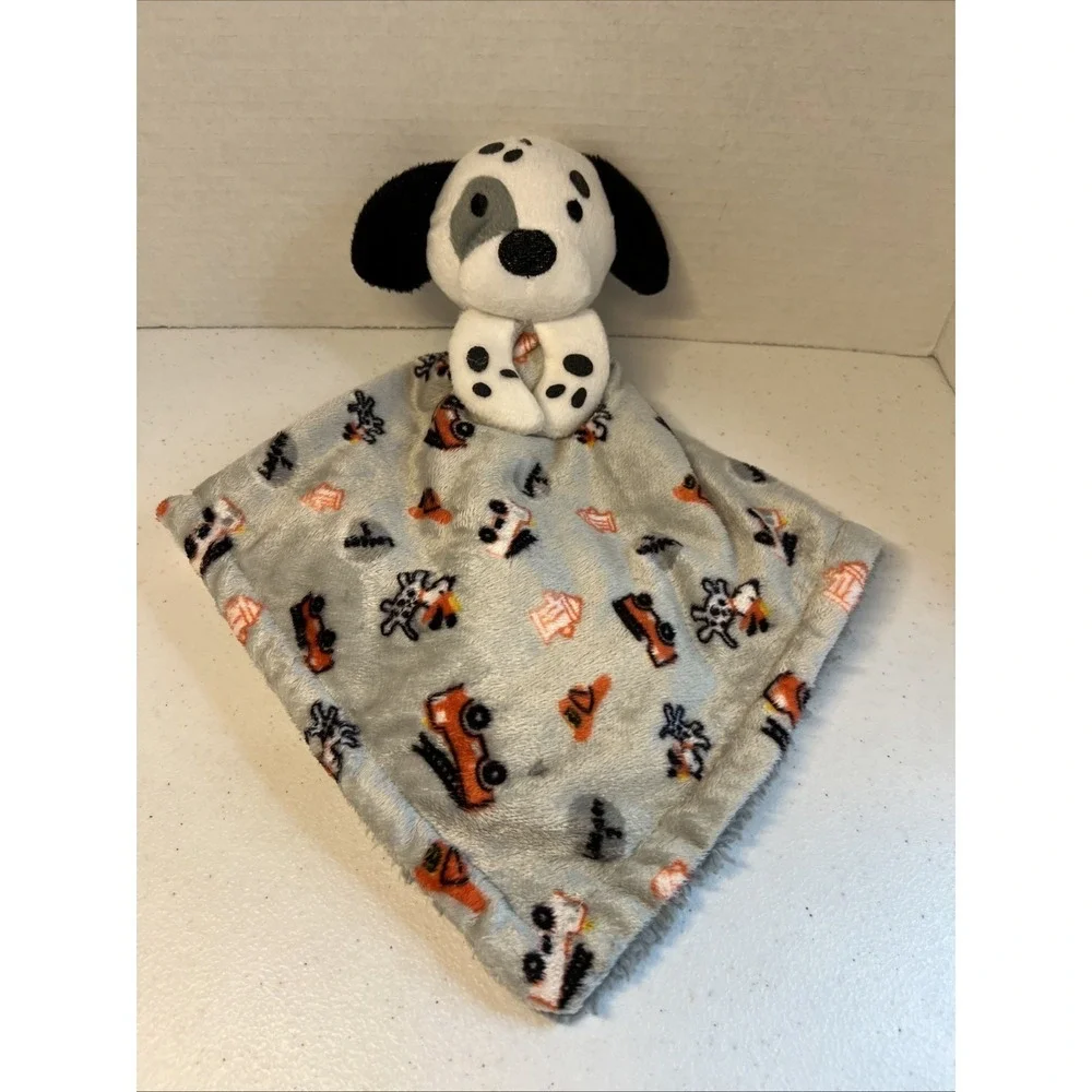 Little Beginnings Dalmatian Puppy Dog Gray Baby Security Lovey Firetruck Plush‎